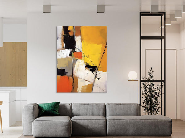 Acrylic Painting for Living Room, Extra Large Wall Art Paintings, Original Modern Artwork on Canvas, Contemporary Abstract Artwork-Grace Painting Crafts