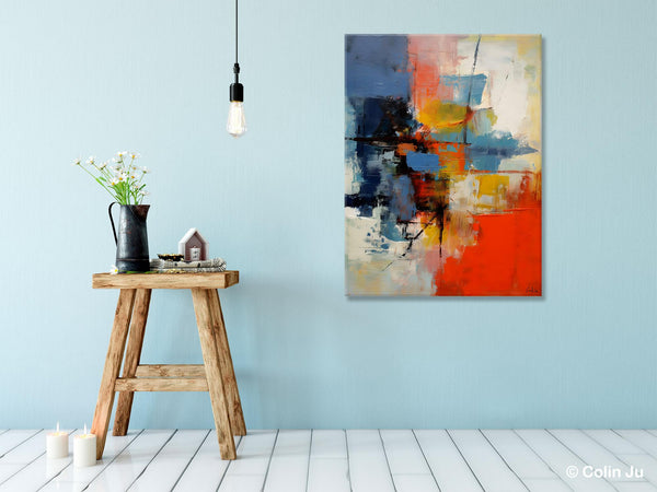 Simple Painting Ideas for Living Room, Acrylic Painting on Canvas, Original Hand Painted Art, Buy Paintings Online, Oversized Canvas Paintings-Grace Painting Crafts