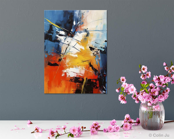 Paintings for Living Room, Abstract Acrylic Painting, Abstract Painting Ideas for Bedroom, Original Abstract Canvas Paintings, Hand Painted Wall Painting-Grace Painting Crafts