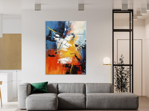 Paintings for Living Room, Abstract Acrylic Painting, Abstract Painting Ideas for Bedroom, Original Abstract Canvas Paintings, Hand Painted Wall Painting-Grace Painting Crafts