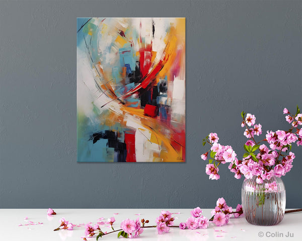 Simple Modern Art, Extra Large Wall Art Paintings, Original Abstract Painting, Acrylic Painting on Canvas, Large Paintings for Living Room-Grace Painting Crafts