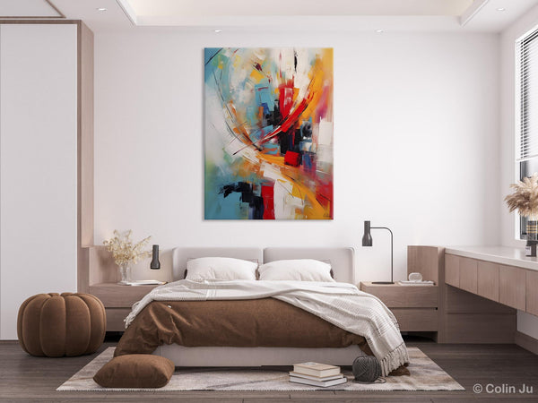 Simple Modern Art, Extra Large Wall Art Paintings, Original Abstract Painting, Acrylic Painting on Canvas, Large Paintings for Living Room-Grace Painting Crafts