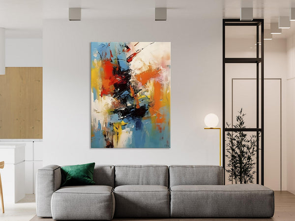 Hand Painted Acrylic Painting, Modern Contemporary Artwork, Original Wall Art Painting for Living Room, Acrylic Paintings for Dining Room-Grace Painting Crafts