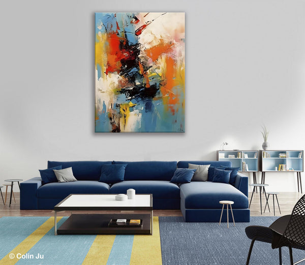 Hand Painted Acrylic Painting, Modern Contemporary Artwork, Original Wall Art Painting for Living Room, Acrylic Paintings for Dining Room-Grace Painting Crafts