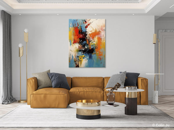 Hand Painted Acrylic Painting, Modern Contemporary Artwork, Original Wall Art Painting for Living Room, Acrylic Paintings for Dining Room-Grace Painting Crafts