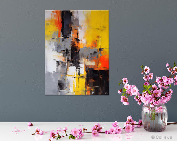 Living Room Wall Art Ideas, Modern Wall Art Paintings, Buy Abstract Paintings Online, Original Abstract Canvas Painting, Hand Painted Canvas Art-Grace Painting Crafts