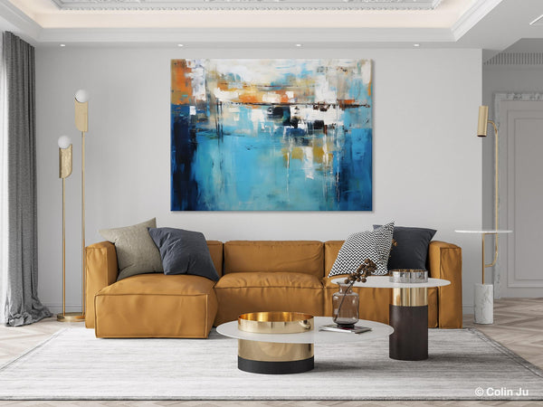 Contemporary Canvas Art, Heavy Texture Canavas Art, Original Modern Wall Paintings, Abstract Painting for Bedroom, Modern Acrylic Artwork-Grace Painting Crafts