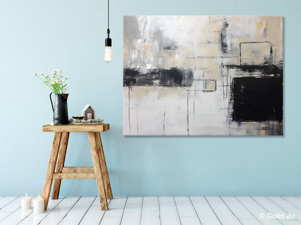 Large Wall Art Paintings, Simple Canvas Art, Simple Abstract Paintings, Contemporary Painting on Canvas, Original Canvas Wall Art for sale-Grace Painting Crafts