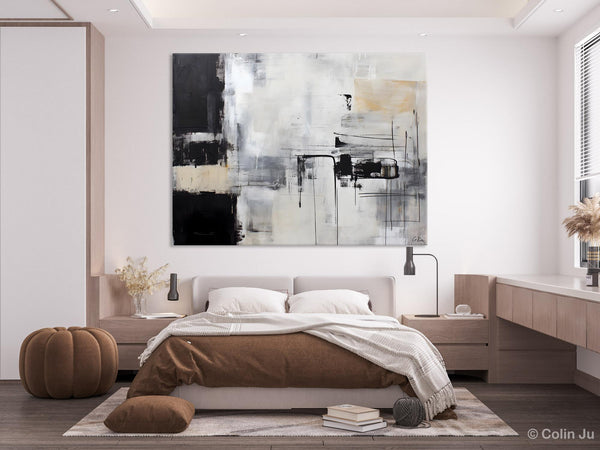 Modern Paintings for Bedroom, Living Room Wall Canvas Painting, Extra Large Abstract Artwork, Original Hand Painted Acrylic Painting-Grace Painting Crafts
