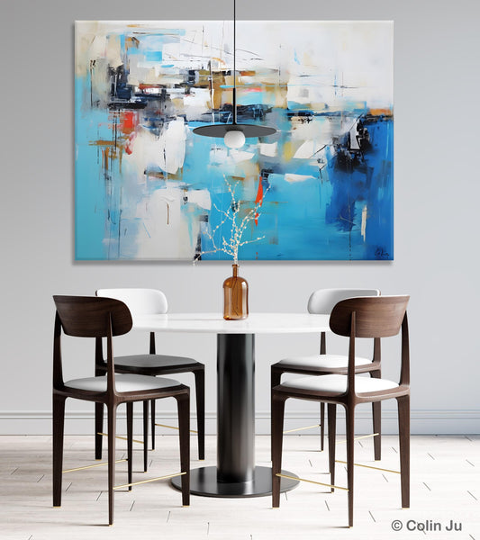 Hand Painted Acrylic Painting, Abstract Wall Painting for Living Room, Modern Contemporary Artwork, Original Acrylic Paintings for Dining Room-Grace Painting Crafts