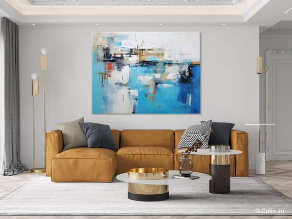 Hand Painted Acrylic Painting, Abstract Wall Painting for Living Room, Modern Contemporary Artwork, Original Acrylic Paintings for Dining Room-Grace Painting Crafts