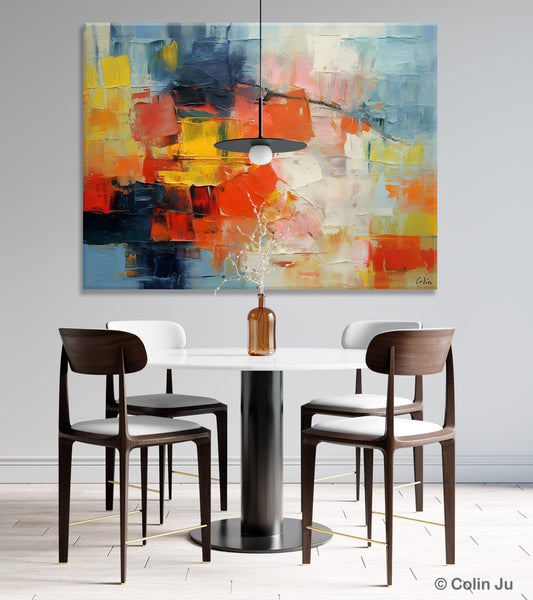 Simple Abstract Painting for Dining Room, Modern Paintings for Living Room, Original Contemporary Modern Art Paintings, Bedroom Wall Art Ideas-Grace Painting Crafts