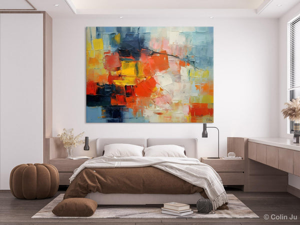 Simple Abstract Painting for Dining Room, Modern Paintings for Living Room, Original Contemporary Modern Art Paintings, Bedroom Wall Art Ideas-Grace Painting Crafts