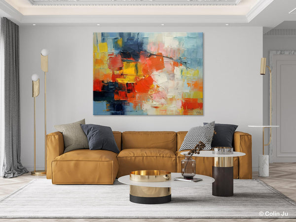 Simple Abstract Painting for Dining Room, Modern Paintings for Living Room, Original Contemporary Modern Art Paintings, Bedroom Wall Art Ideas-Grace Painting Crafts