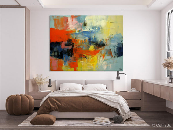 Modern Canvas Painting, Living Room Wall Art Ideas, Buy Abstract Art Online, Heavy Texture Art, Original Acrylic Painting on Canvas-Grace Painting Crafts