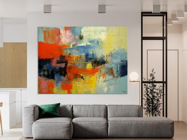 Modern Canvas Painting, Living Room Wall Art Ideas, Buy Abstract Art Online, Heavy Texture Art, Original Acrylic Painting on Canvas-Grace Painting Crafts