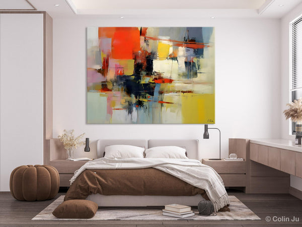 Large Acrylic Painting, Huge Paintings for Living Room, Hand Painted Wall Art Painting, Original Modern Canvas Artwork-Grace Painting Crafts