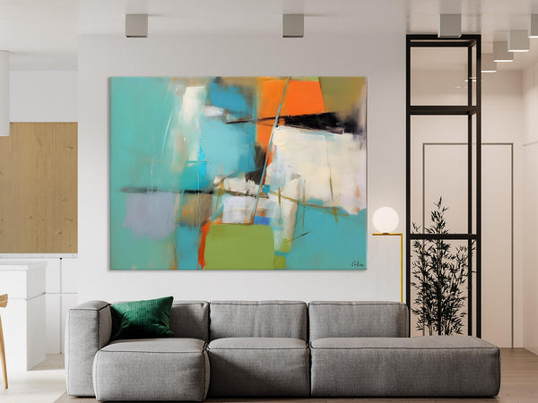 Large Wall Art Painting for Living Room, Contemporary Acrylic Painting on Canvas, Original Canvas Art, Modern Abstract Wall Paintings-Grace Painting Crafts