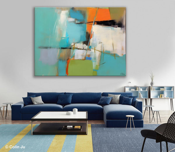 Large Wall Art Painting for Living Room, Contemporary Acrylic Painting on Canvas, Original Canvas Art, Modern Abstract Wall Paintings-Grace Painting Crafts