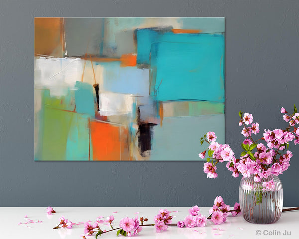 Simple Abstract Art, Large Wall Art Painting for Bedroom, Contemporary Acrylic Painting on Canvas, Original Canvas Art, Modern Wall Paintings-Grace Painting Crafts