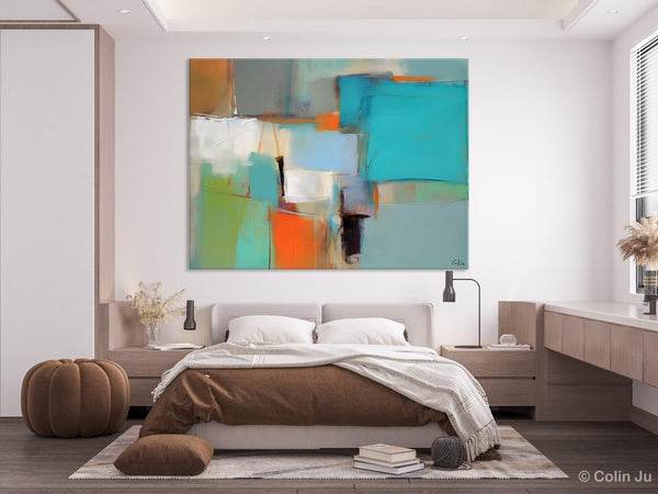 Simple Abstract Art, Large Wall Art Painting for Bedroom, Contemporary Acrylic Painting on Canvas, Original Canvas Art, Modern Wall Paintings-Grace Painting Crafts