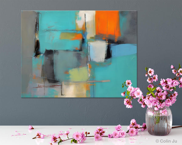 Original Canvas Art, Large Wall Art Painting for Bedroom, Contemporary Acrylic Painting on Canvas, Oversized Modern Abstract Wall Paintings-Grace Painting Crafts