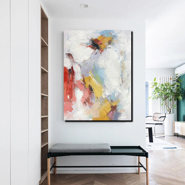 Dining Room Wall Art Ideas, Abstract Modern Painting, Acrylic Canvas Paintings, Simple Wall Art Paintings, Contemporary Painting-Grace Painting Crafts