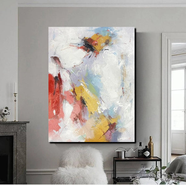 Dining Room Wall Art Ideas, Abstract Modern Painting, Acrylic Canvas Paintings, Simple Wall Art Paintings, Contemporary Painting-Grace Painting Crafts