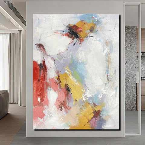 Dining Room Wall Art Ideas, Abstract Modern Painting, Acrylic Canvas Paintings, Simple Wall Art Paintings, Contemporary Painting-Grace Painting Crafts