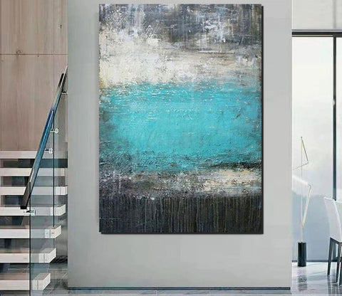 Canvas Painting for Living Room, Easy Abstract Painting Ideas for Interior Design, Modern Wall Art Painting, Huge Contemporary Abstract Artwork-Grace Painting Crafts