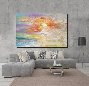 Wall Art Paintings, Simple Modern Art, Simple Abstract Painting, Large Paintings for Bedroom, Buy Paintings Online-Grace Painting Crafts