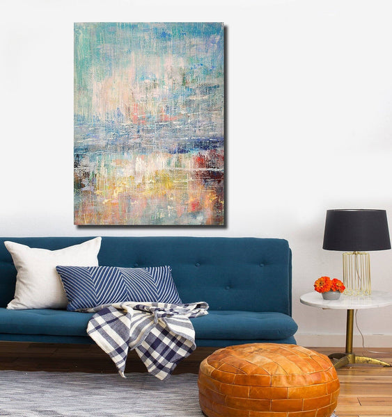 Extra Large Wall Art Paintings, Simple Modern Art, Simple Abstract Painting, Large Paintings for Bedroom-Grace Painting Crafts