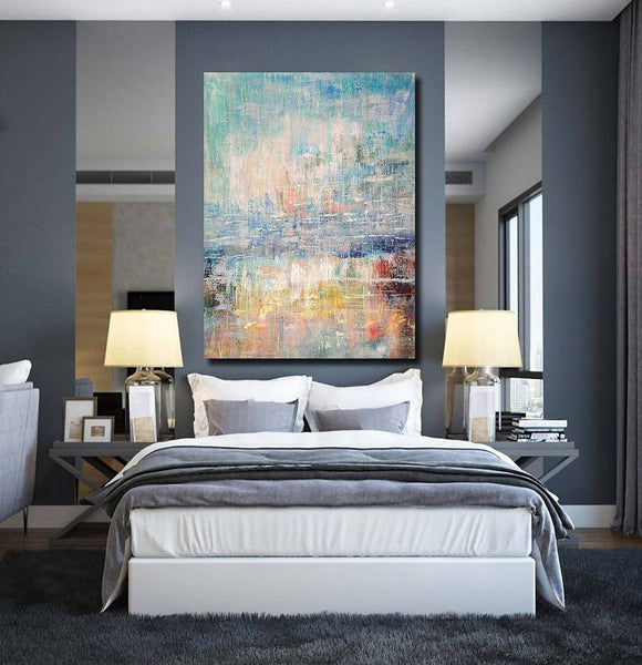 Extra Large Wall Art Paintings, Simple Modern Art, Simple Abstract Painting, Large Paintings for Bedroom-Grace Painting Crafts