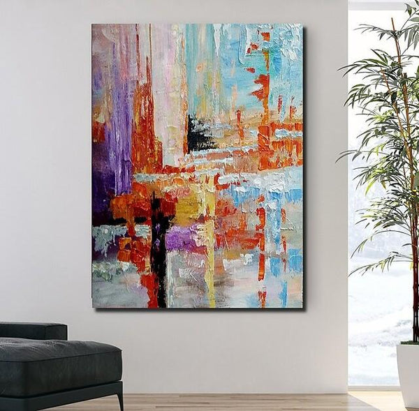 Simple Modern Art, Extra Large Wall Art Paintings, Simple Abstract Painting, Large Paintings for Bedroom-Grace Painting Crafts