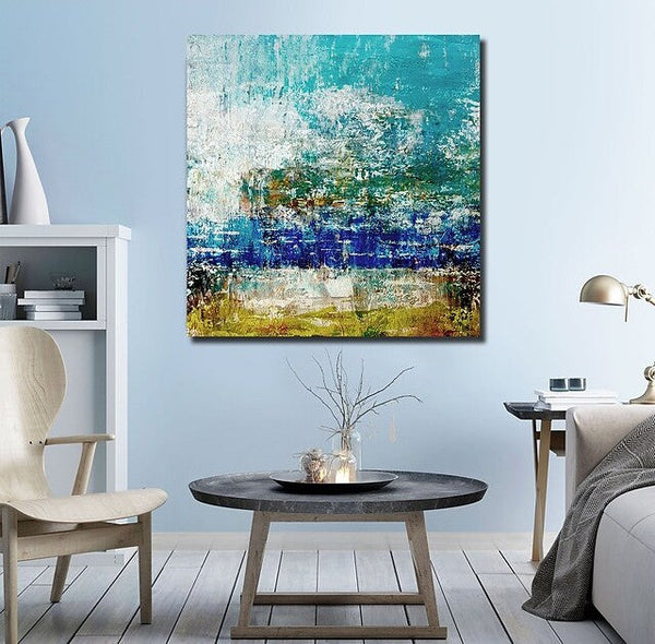 Acrylic Paintings for Bedroom, Living Room Canvas Painting, Large Abstract Paintings, Contemporary Modern Artwork, Simple Canvas Painting-Grace Painting Crafts