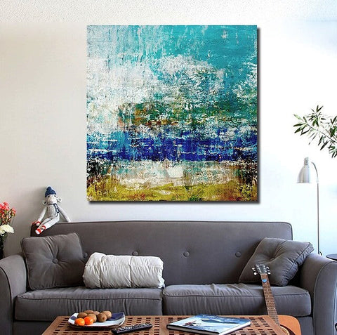 Acrylic Paintings for Bedroom, Living Room Canvas Painting, Large Abstract Paintings, Contemporary Modern Artwork, Simple Canvas Painting-Grace Painting Crafts