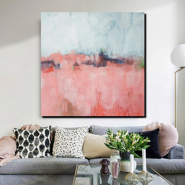 Simple Abstract Paintings, Contemporary Wall Art Paintings for Living Room, Bedroom Acrylic Paintings, Hand Painted Canvas Art, Buy Art Online-Grace Painting Crafts