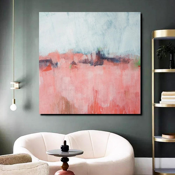 Simple Abstract Paintings, Contemporary Wall Art Paintings for Living Room, Bedroom Acrylic Paintings, Hand Painted Canvas Art, Buy Art Online-Grace Painting Crafts
