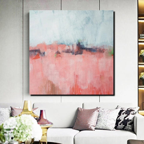 Simple Abstract Paintings, Contemporary Wall Art Paintings for Living Room, Bedroom Acrylic Paintings, Hand Painted Canvas Art, Buy Art Online-Grace Painting Crafts