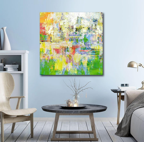 Simple Modern Art, Abstract Paintings for Living Room, Simple Abstract Art, Hand Painted Canvas Painting, Bedroom Wall Art Ideas, Large Acrylic Paintings-Grace Painting Crafts