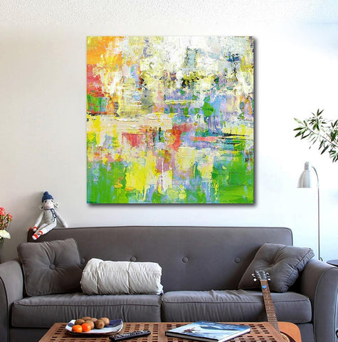 Simple Modern Art, Abstract Paintings for Living Room, Simple Abstract Art, Hand Painted Canvas Painting, Bedroom Wall Art Ideas, Large Acrylic Paintings-Grace Painting Crafts