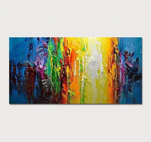Contemporary Wall Art Paintings, Simple Modern Paintings for Living Room, Large Acrylic Paintings for Living Room-Grace Painting Crafts