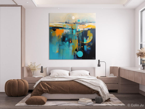 Extra Large Abstract Painting for Living Room, Acrylic Canvas Paintings, Original Modern Wall Art, Oversized Contemporary Acrylic Paintings-Grace Painting Crafts