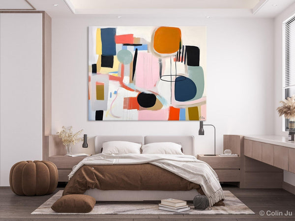 Abstract Canvas Paintings, Extra Large Canvas Painting for Living Room, Original Acrylic Wall Art, Oversized Contemporary Acrylic Paintings-Grace Painting Crafts