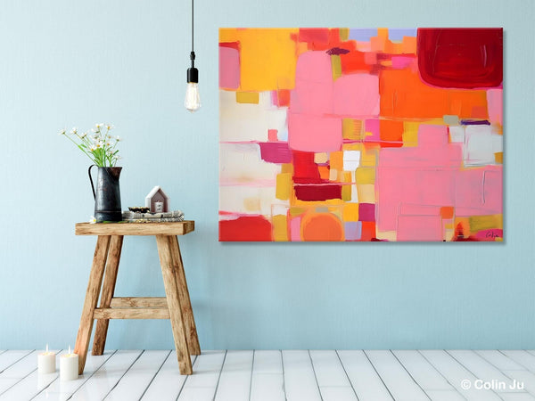 Original Acrylic Wall Art, Oversized Contemporary Acrylic Paintings, Abstract Canvas Paintings, Extra Large Canvas Painting for Living Room-Grace Painting Crafts