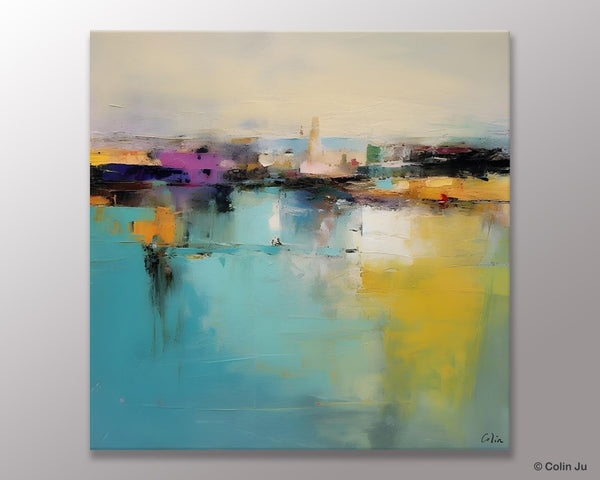 Large Abstract Painting for Bedroom, Modern Acrylic Paintings, Original Modern Wall Art Paintings, Oversized Contemporary Canvas Paintings-Grace Painting Crafts