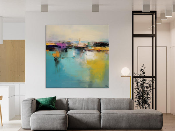 Large Abstract Painting for Bedroom, Modern Acrylic Paintings, Original Modern Wall Art Paintings, Oversized Contemporary Canvas Paintings-Grace Painting Crafts