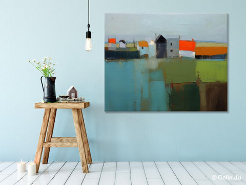 Abstract Landscape Paintings, Extra Large Canvas Painting for Living Room, Large Original Abstract Wall Art, Contemporary Acrylic Paintings-Grace Painting Crafts