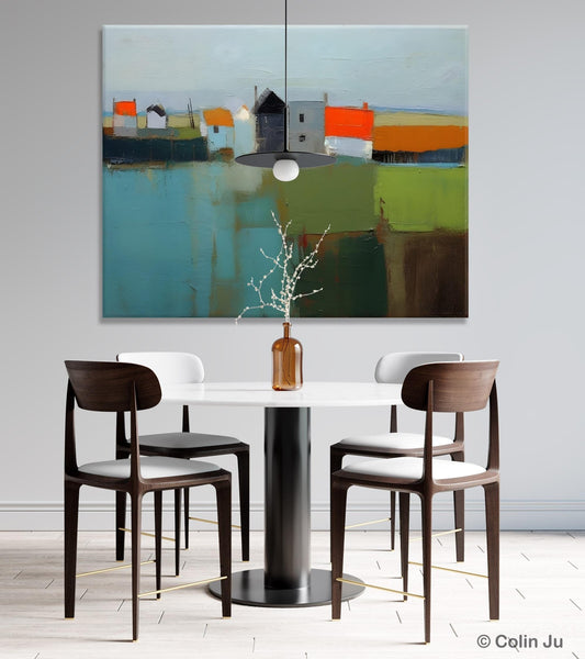 Abstract Landscape Paintings, Extra Large Canvas Painting for Living Room, Large Original Abstract Wall Art, Contemporary Acrylic Paintings-Grace Painting Crafts