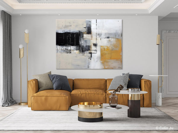Modern Abstract Art Paintings, Extra Large Canvas Painting for Bedroom, Original Canvas Wall Art, Oversized Contemporary Acrylic Paintings-Grace Painting Crafts